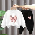 Darzheoy Children Outfits Loose Round Neck Elastic Waist Pants And