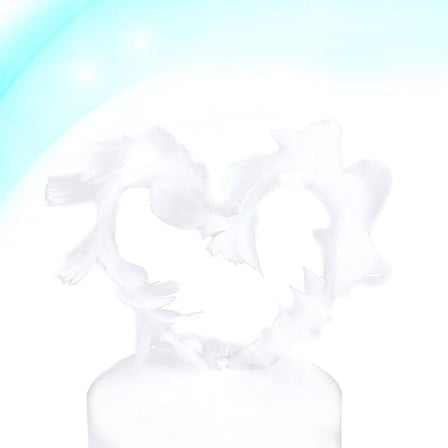 HEMOTON Cake Topper Decorative Cupcake Picks Heart Shape Dessert Cake Decoration Topper for Wedding Birthday Party