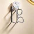 thumbnail image 5 of Suction Cup Wall Mount Hook, Heavy Duty Stainless Steel Multifunctional Hanger, Removable Reusable Holder, Waterproof Bathroom Hook for Tile, Glass and Smooth Wall Surfaces, 5 of 7