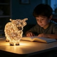 thumbnail image 2 of 2026 New 3D Highland Cow Night Light Indoor Decorations - Light up Highland with LED Lights, Resin Prelit Farm Animal Yard Display for Gift Valentines, Farmhouse, Porch, Garden, Lawn, Home, 2 of 9