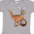 thumbnail image 4 of Inktastic Easter Velociraptor with Bunny Ears Boys or Girls Baby Bodysuit, 4 of 5