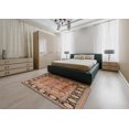 thumbnail image 4 of Ahgly Company Indoor Rectangle Mid-Century Modern Brown Sand Brown Oriental Area Rugs, 8' x 12', 4 of 6