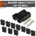thumbnail image 1 of 10PCS 50 AMP Style Connector 12-24V 6AWG DC Power Tools, 1 of 10
