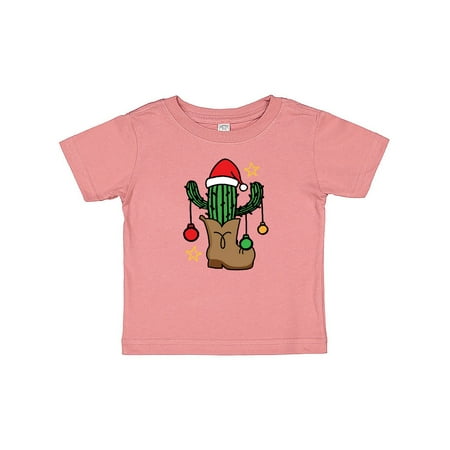 

Inktastic Christmas Cowboy Cactus Gift Baby Boy or Baby Girl T-Shirt