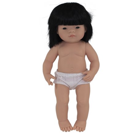 UPC: 8413082310561 | Miniland Educational 15  Asian Girl Baby Doll  with Anatomically Correct Features