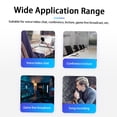 thumbnail image 4 of Microphone d'Ordinateur Design Microphone de Bureau Capacitif Filaire Interface 3.5mm pour Conférence Chat Vocal, 4 of 7