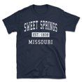 thumbnail image 1 of Sweet Springs Missouri Classic Established Men's Cotton T-Shirt, 1 of 1