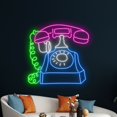 thumbnail image 4 of Handmadetneonsign Telephone Neon Sign, Retro Telephone Wall Art Decor, Home Room Wall Decor, 4 of 4