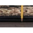 thumbnail image 4 of Transitional Area Rug (6'7'' x 9'6'' Oval) Border Black, Beige Living Room Easy to Clean, 4 of 5