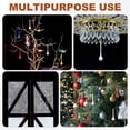 thumbnail image 4 of Uxcell 6-Pack Crystal Raindrop Prisms, 78mm Replacement Chandelier Teardrop Icicle Drops Hanging Pendant for Lamp [Red], 4 of 5