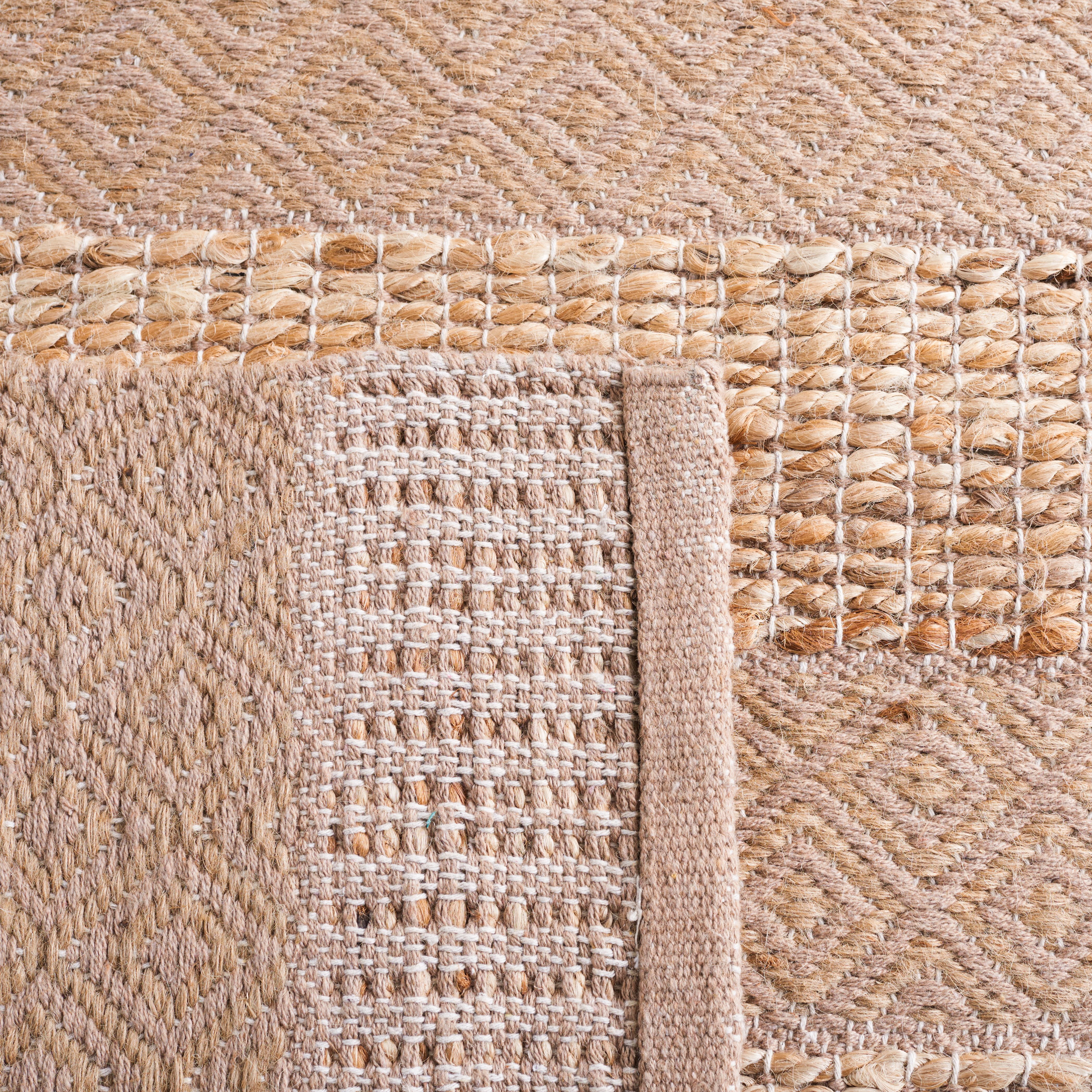SAFAVIEH Natural Fiber Wenonah Striped Area Rug, Taupe/Natural, 6' x 9'