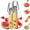 2pcs, variant on 4-in-1 Stainless Steel Fruit Cutter, Watermelon Slicer, Scooper, Ice Pop Mold & Carving Knife, Multifunction Fruit Tool for Picnic