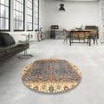 thumbnail image 3 of Ahgly Company Indoor Rectangle Abstract Yellow Abstract Area Rugs, 8' x 12', 3 of 6