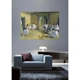 thumbnail image 2 of Wallhogs Degas The Dance Foyer at the Opera on the rue Le Peletier (1872) Poster Wall Mural, 2 of 2