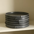 thumbnail image 5 of Stone Lain Bao 4-Piece Dinner Plate Set Stoneware, Charcoal, 5 of 6