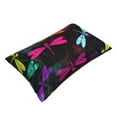 thumbnail image 3 of Daiia Colorful Dragonflies Bedding Waterproof Pillow Protector Zippered Queen – Bed Bug Proof Pillow Encasement-16"x24", 3 of 9
