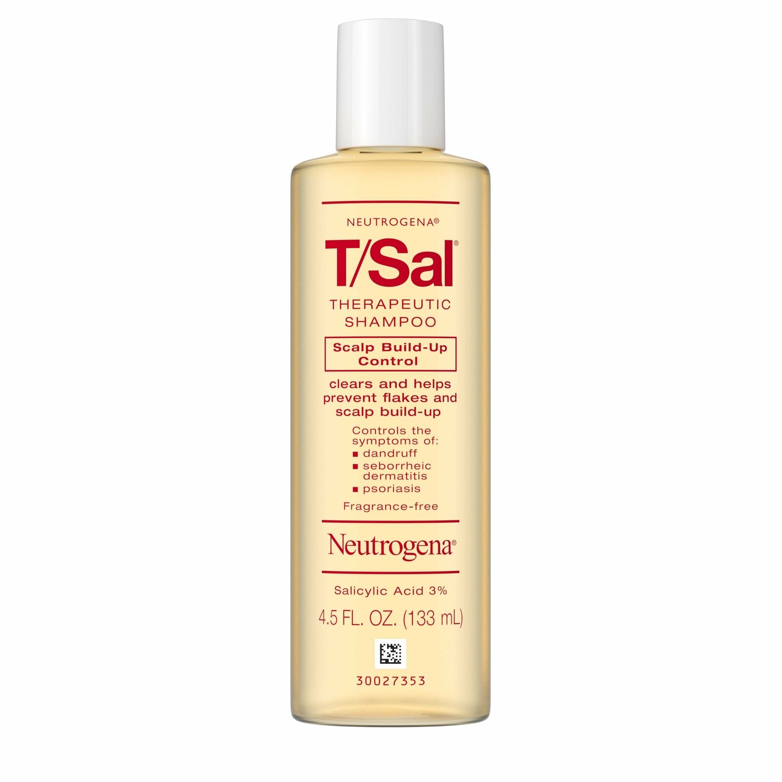 Neutrogena T/Sal Therapeutic Shampoo, 3% Salicylic Acid, 4.5 fl. oz - image 3 of 3