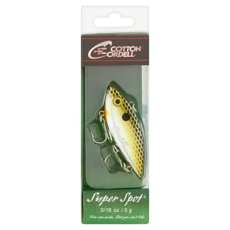 - Cotton Cotton Cordell Super Spot Lure, 3/16 Oz