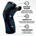 thumbnail image 3 of Relief for Meniscus Tears, Arthritis & ACL, Ideal for Running, Weightlifting, Sports Unisex Compression Knee Brace, 3 of 6