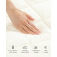 thumbnail image 3 of FULI Japanese Futon Floor Mattress, Foldable & Portable Shiki Futon Shikibuton (White, Queen), 3 of 7