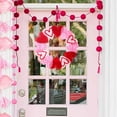 thumbnail image 7 of Valentine's Day Heart Wreath for Front Door Elegant Indoor Outdoor Hanging Party Decoration Floral Arrangement, 7 of 7