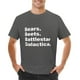 thumbnail image 1 of Camiseta de Bears Beets Battlestar Galactica, camisetas de cuello redondo, ropa vintage, camisetas de manga corta en blanco, sudaderas para hombre, 1 of 7
