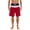 Blk-Wht-Rd, variant on Mens Swim Trunks with Compression Lining - Quick Dry Microfiber Swim Shorts Bathing Suit - Mens Board Shorts Swimwear-5114-Nv-Gr-Md