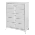 thumbnail image 3 of Global Furniture USA Romo White Wood 5-Drawer Chest, 3 of 4