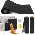 thumbnail image 1 of 2 protectores de muebles para rascadores de gatos de 40 × 16 pulgadas con cortador deslizante y cinta métrica. Alfombra rascadora autoadhesiva recortable, ideal para soportes de árboles para g, 1 of 7