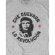 thumbnail image 3 of Che Guevara - Camiseta Círculo de Algodón para Adultos Unisex (Gris), 3 of 3