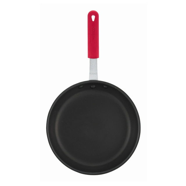 Winco AFP-14NS-H 14" Non Stick Aluminum Frying Pan w/ Solid Silicone Handle