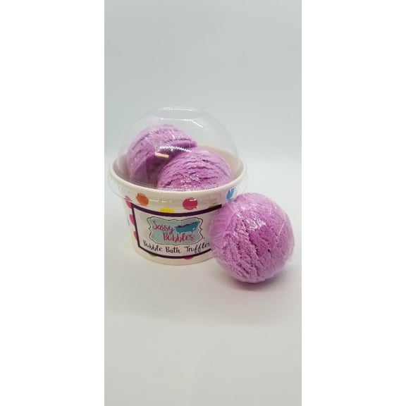 Dead Sea Spa Care DeadSea-BBTRB01 Raspberry Boom Bubble Bath Truffles - Pack of 3