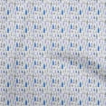 thumbnail image 1 of oneOone Viscose Chiffon Blue Fabric Tree Sewing Craft Projects Fabric Prints By Yard 42 Inch Wide, 1 of 6