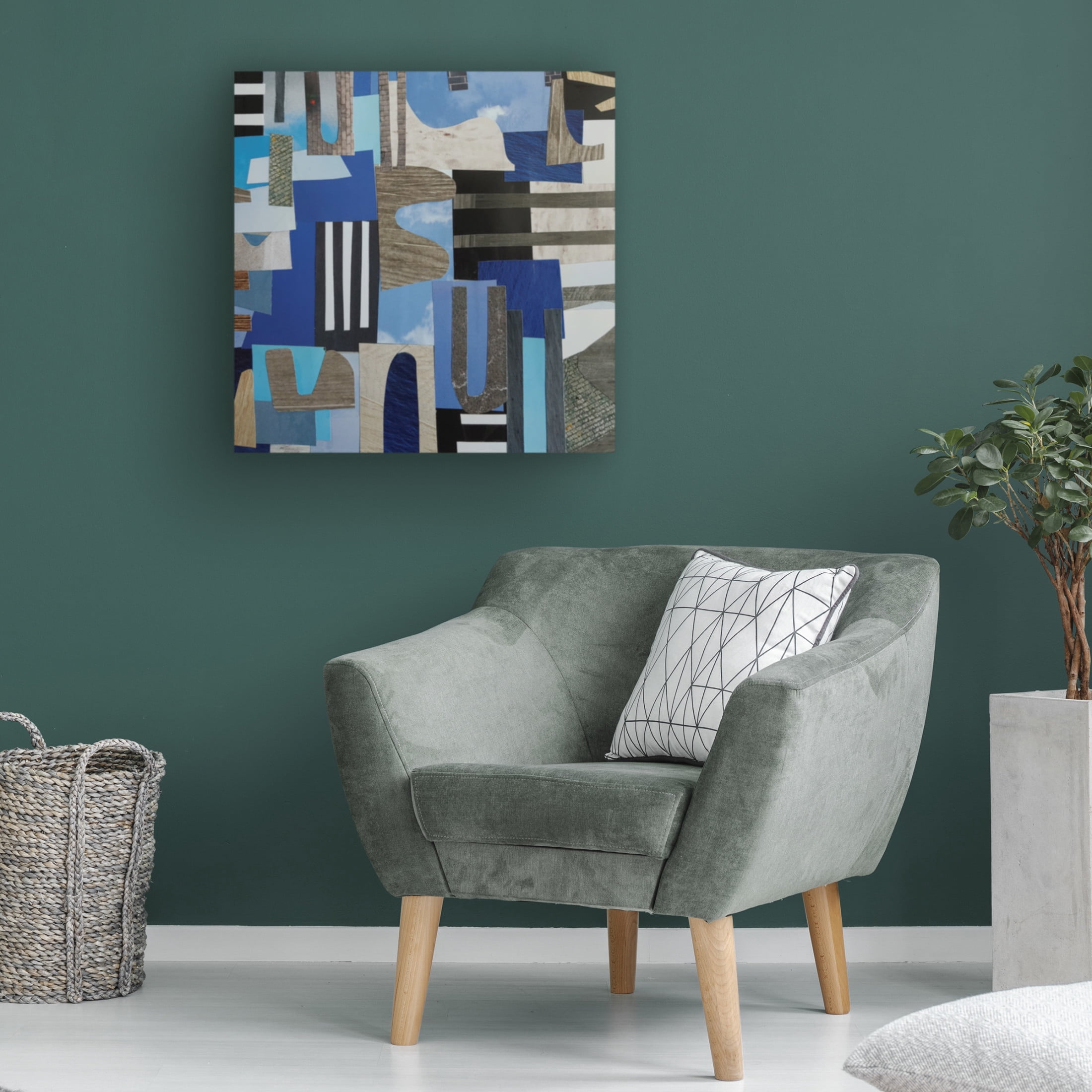 Canvas Wall Art - Coco Good 'Skies Over the Loire Valley II' Wall Art for Living Room, Bedroom, or Office Décor by Trademark Fine Art - 18 x 18 Inches