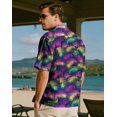 thumbnail image 3 of Hawaiian Shirts for Men, Print Men's Casual Short Sleeve Button Down Shirts Floral Aloha Beach Shirt, 3 of 6