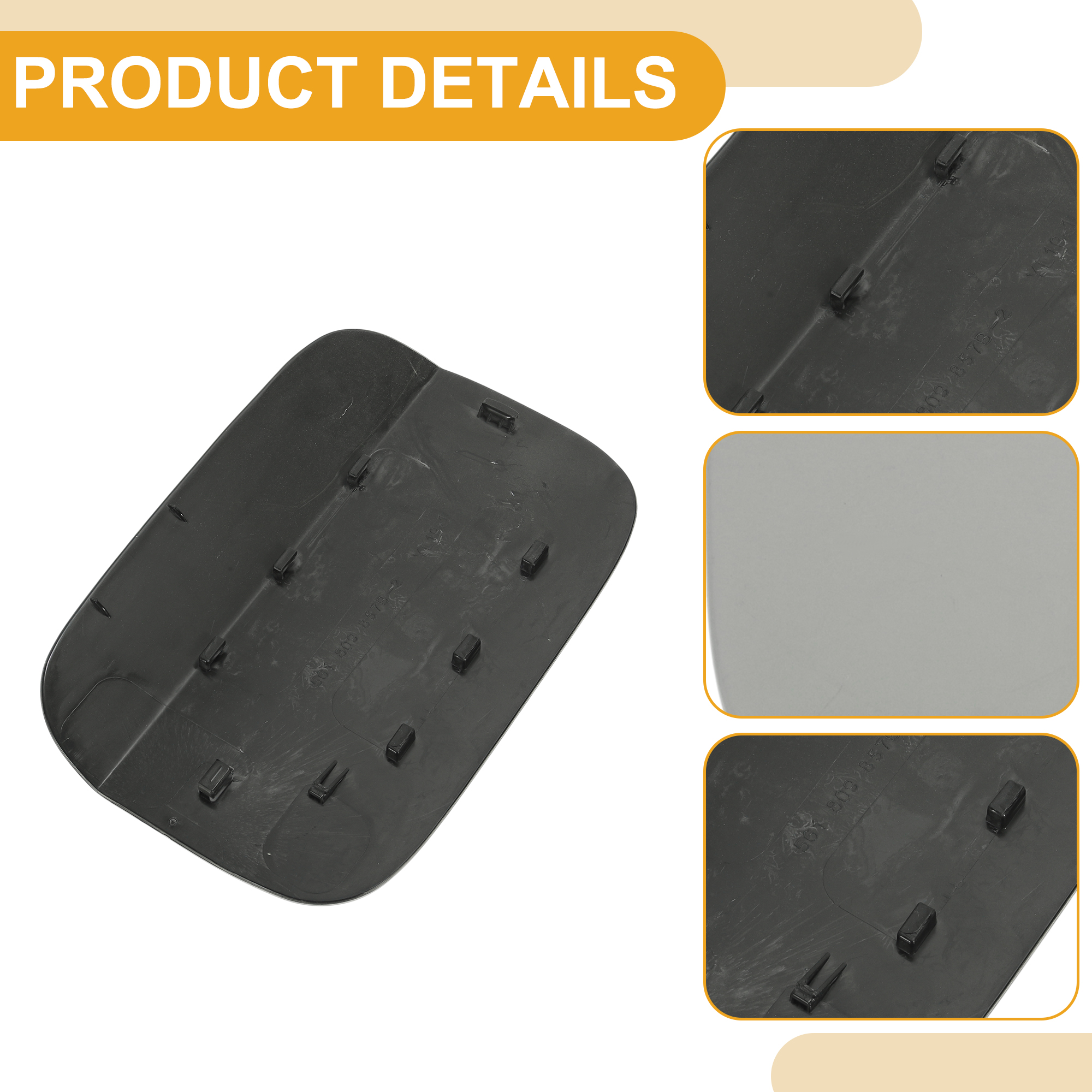 Unique Bargains Fuel Tank Door Cap for Volkswagen Passat 2012-2018 Filler Flap Cover Gray