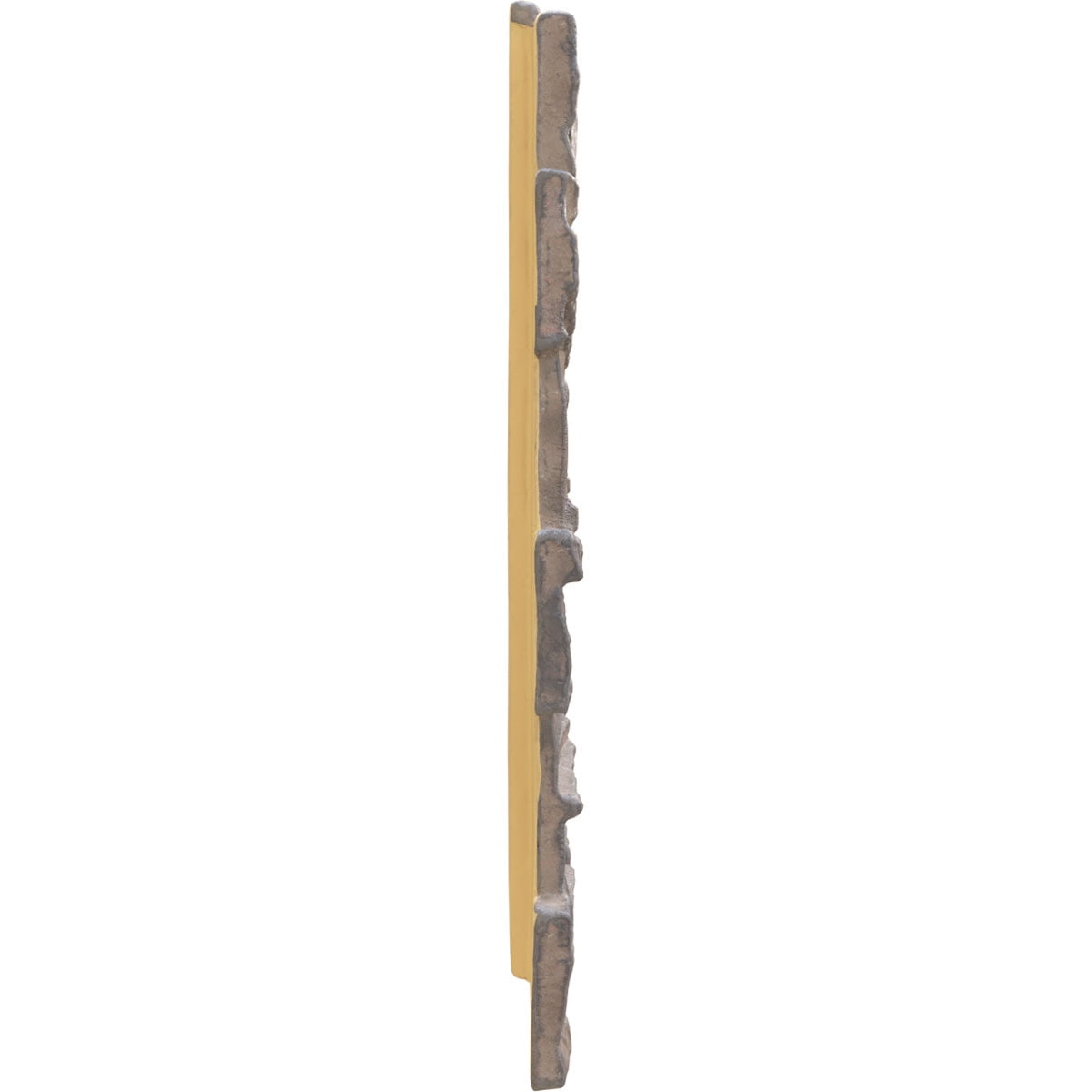 Ekena Millwork 48 5/8"W x 24 3/4"H x 1 1/4"D Cascade Stacked Stone, EverStone Faux Stone Siding Panel, Polermo
