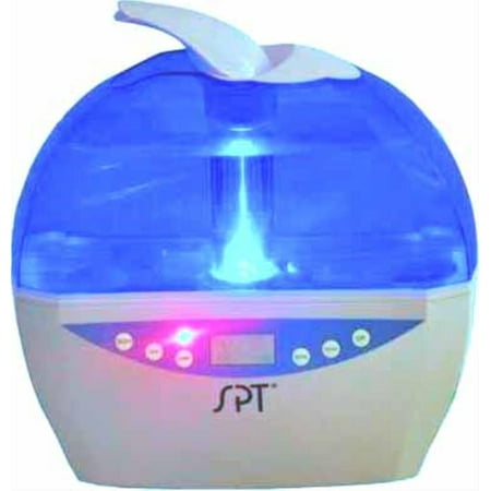 Sunpentown 2.45L Digital Ultrasonic Humidifier with Hygrostat Sensor, White