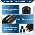 thumbnail image 6 of Unique Bargains Universal Gear Shift Knob Resin for Automatic and Manual Transmission Vehicle with 3 Adapter Black 1 Set, 6 of 6