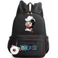 thumbnail image 1 of Anime One Piece Backpack Knapsack Kids Boy Girl Printed School Bag Teenager Student Cartoon Bookbag Outdoor Rucksack, 1 of 5