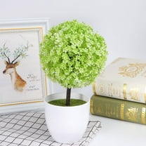 MUSEYA Fake Greenery Artificial Plants Ball Plastic Home Decoration for All Users Indoor Use 1Pcs