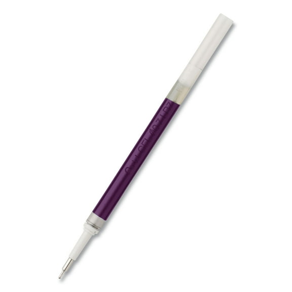 Pentel Ink Pen Refills for EnerGel Gel Pen, Needle Tip, 0.7 mm, Violet