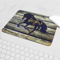 thumbnail image 5 of CafePress - Black Horse Barnwood Cowboy Mousepad - Non-slip Rubber Mousepad, Gaming Mouse Pad, 5 of 6