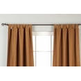 thumbnail image 2 of Brown Tab Top Matka Raw Silk Curtain / Drape  - 80W x 96L - Piece, 2 of 2