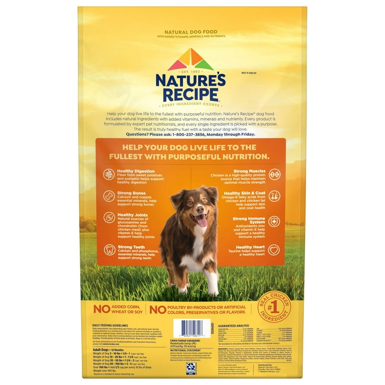 Nature's recipe grain free dog food walmart hotsell