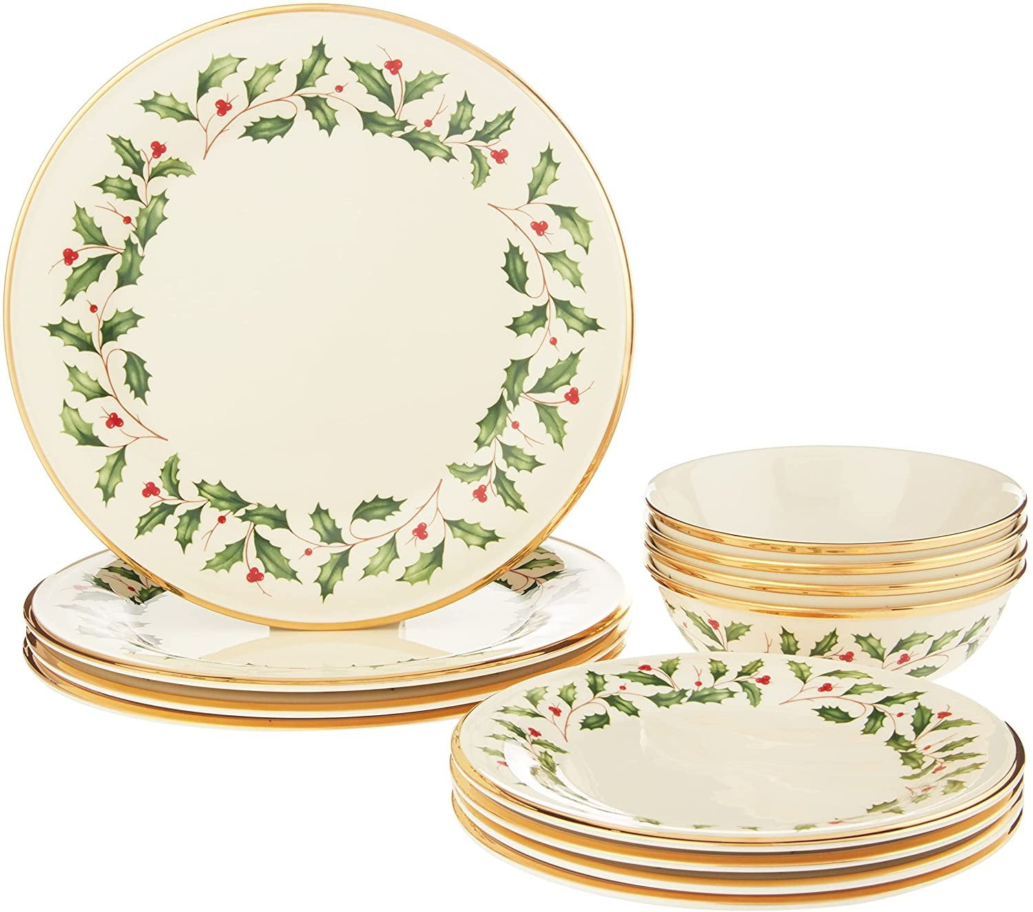Lenox holiday dinner plates hot sale