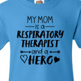 thumbnail image 4 of Inktastic My Mom is a Respiratory Therapist and a Hero Youth T-Shirt, 4 of 5