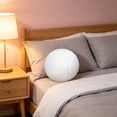 thumbnail image 4 of MMJ Simulated Tennis Ball Cushion Decorative Soft Plush Round Pillow for Home Sofa Chair Car Office Nap 7.87in, 4 of 6