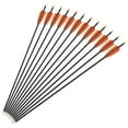 thumbnail image 2 of SHARROW 30" Carbon Arrow 4" Feather SP500 Archery Recurve Compound Bow Hunting(12 Pack), 2 of 7