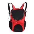 thumbnail image 5 of Outdoor Double Shoulder Bag Backpack Pet Travel Dog Cat Carrier Mesh Windows, 5 of 5